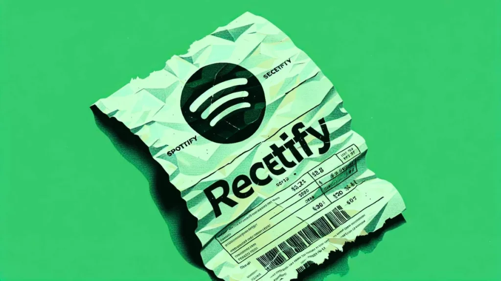Spotify Receipts Download